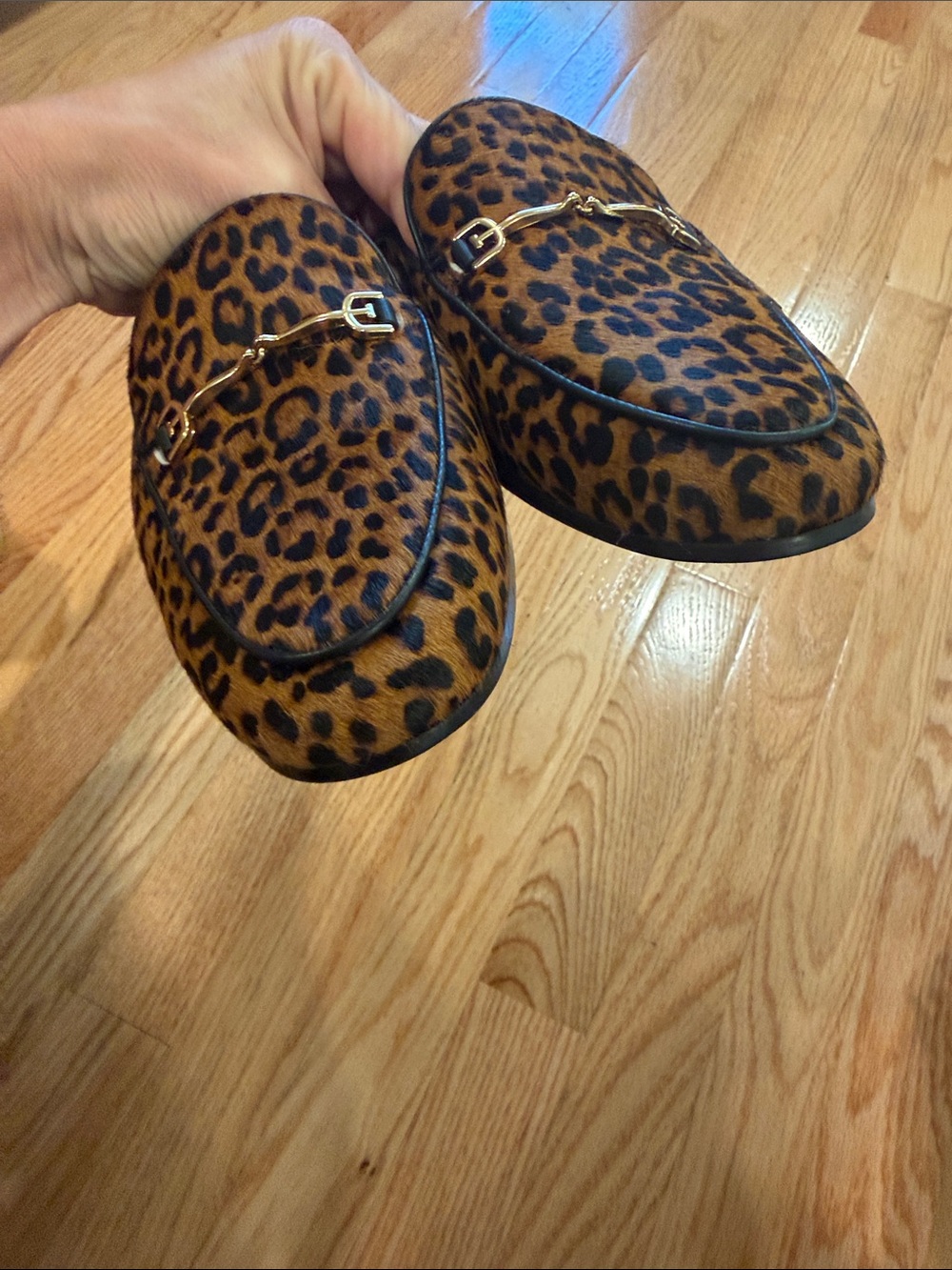 Sam Edelman Leopard Print Loafers - Picture 6 of 6